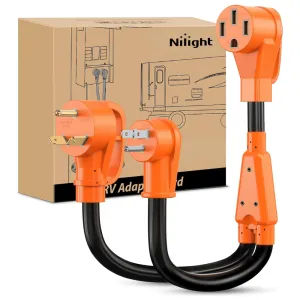 15Amp 30Amp to 50Amp RV Y Splitter Adapter