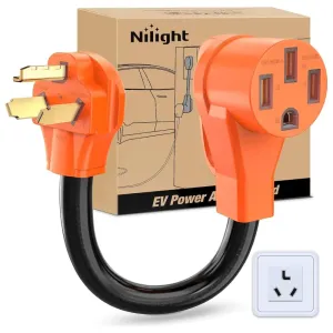30AMP to 50AMP 3Prong EV Charger Adapter Cord