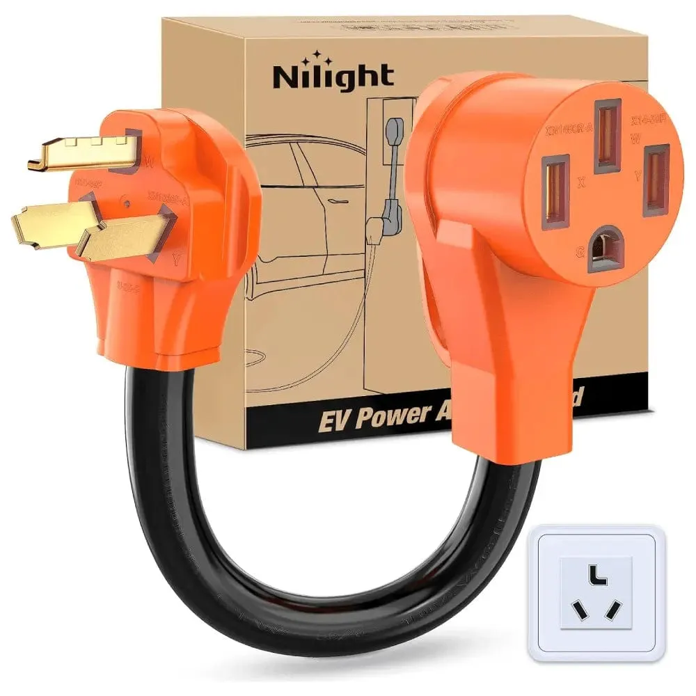 30AMP to 50AMP 3Prong EV Charger Adapter Cord