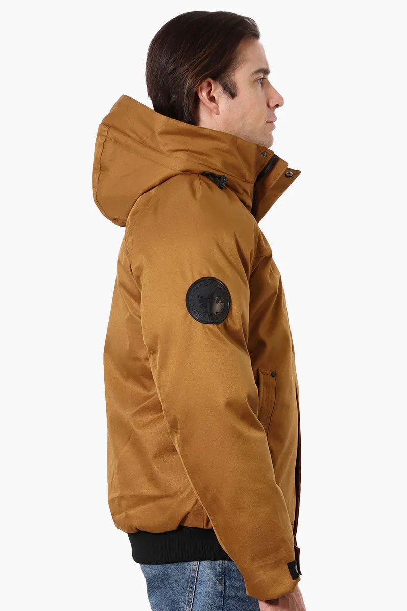 Canada Weather Gear Solid Twill Bomber Jacket - Camel