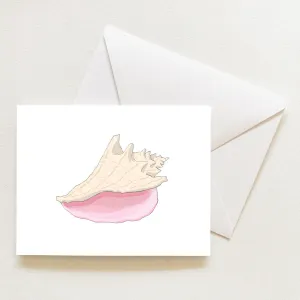 Conch Shell Note Card