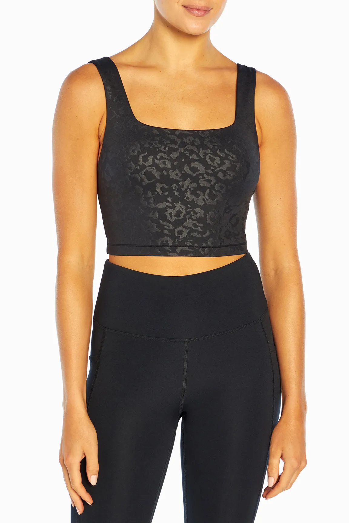Embossed Lola Long Sports Bra