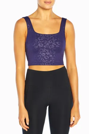 Embossed Lola Long Sports Bra