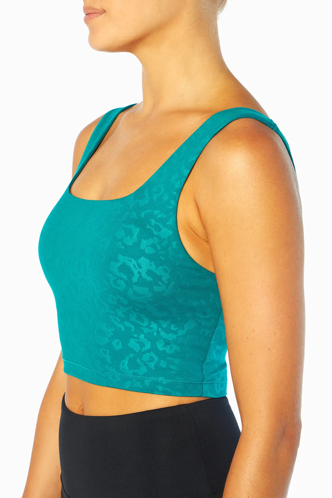 Embossed Lola Long Sports Bra