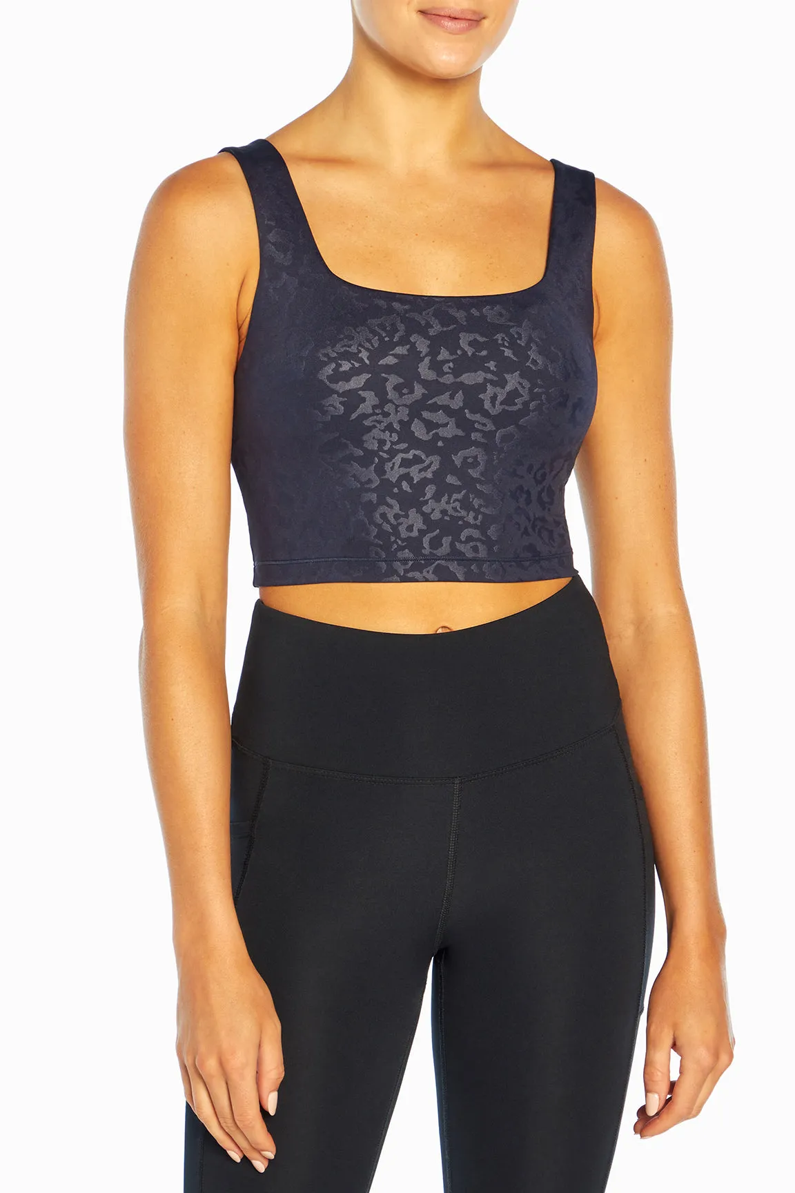 Embossed Lola Long Sports Bra