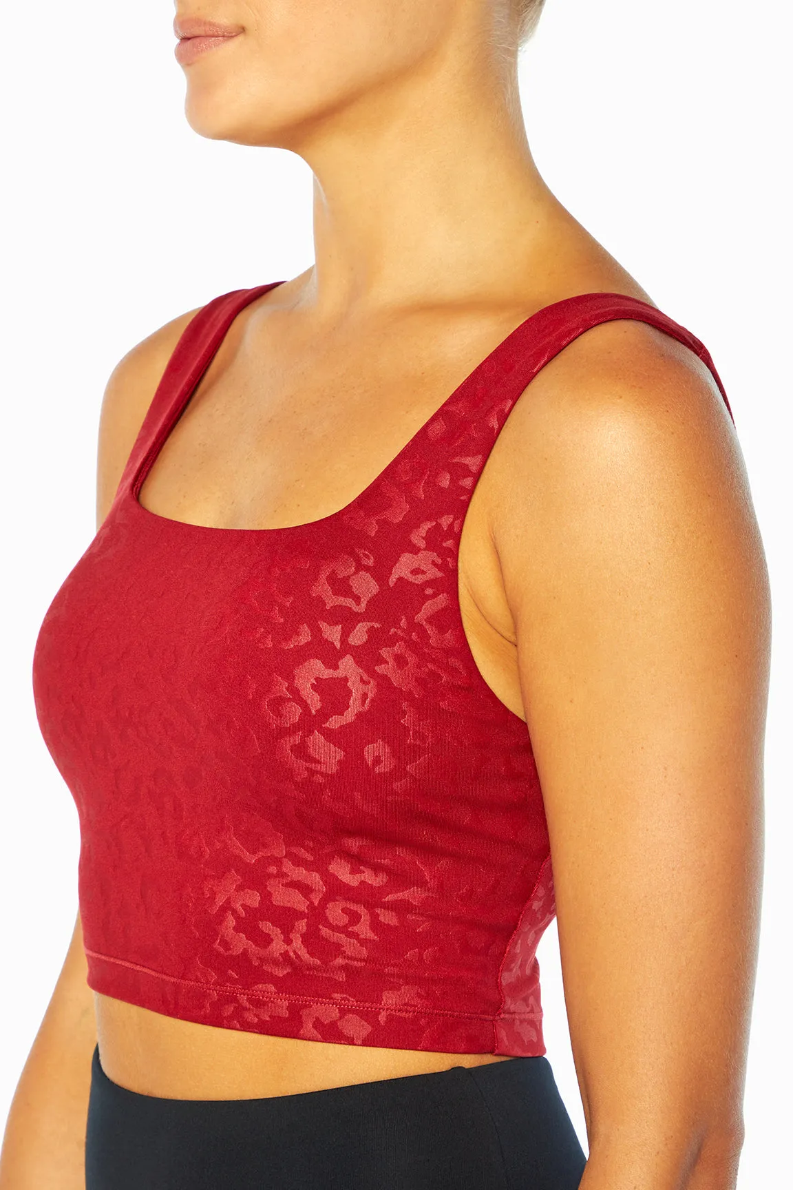 Embossed Lola Long Sports Bra