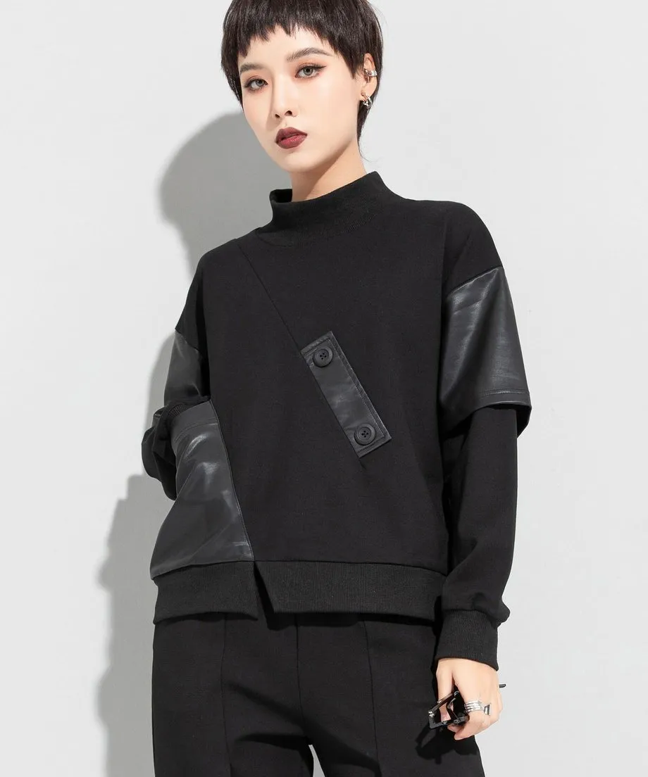 Faux Layered Sweatshirt
