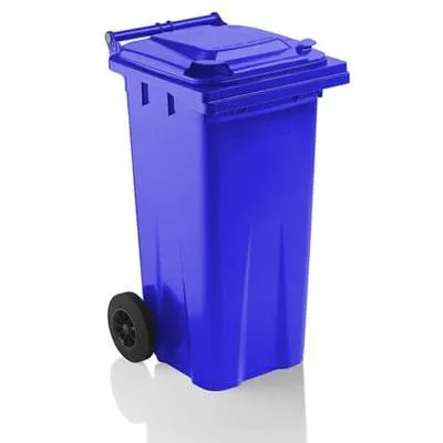 Fosse Yellow Wheelie Bin c/w Lid Lock 120L - All Colours
