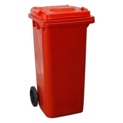 Fosse Yellow Wheelie Bin c/w Lid Lock 120L - All Colours