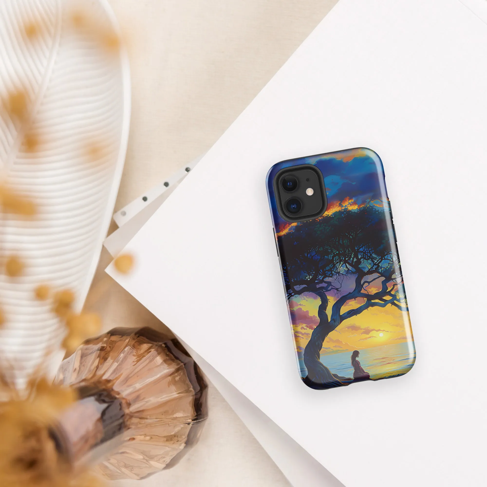 Gleaming Serenity Tough Case for iPhone®