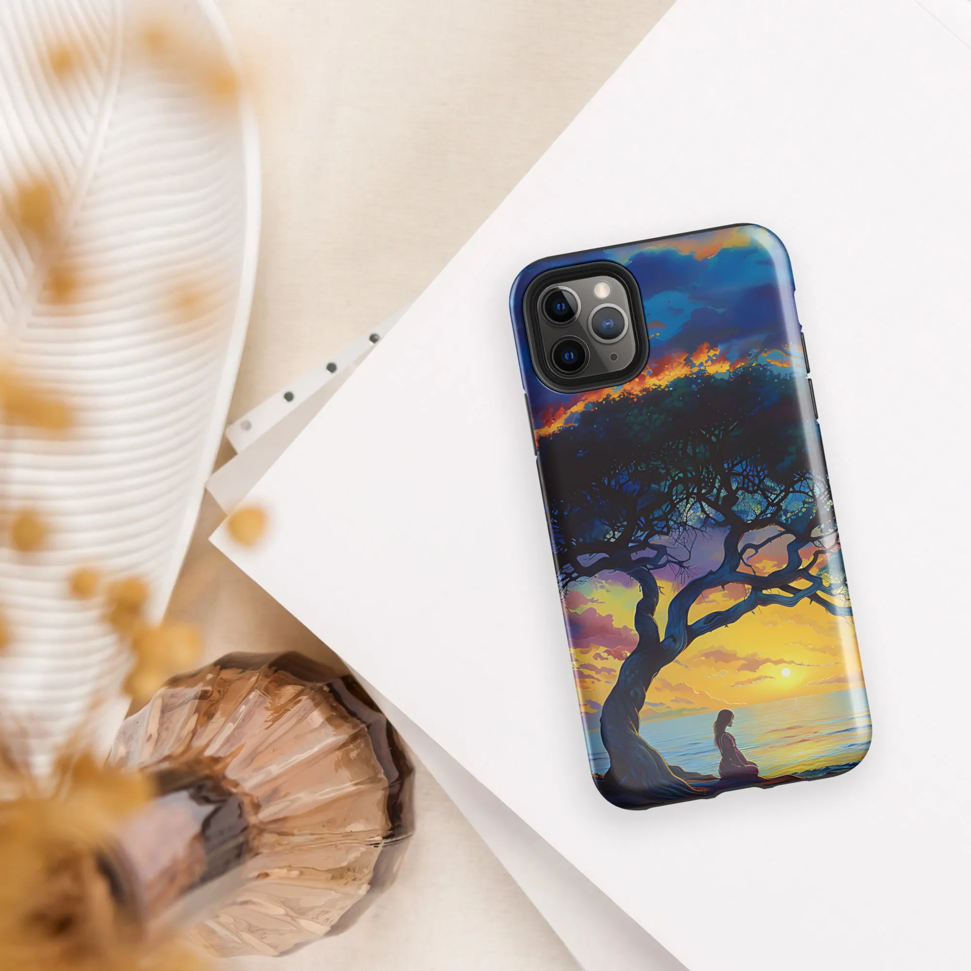 Gleaming Serenity Tough Case for iPhone®