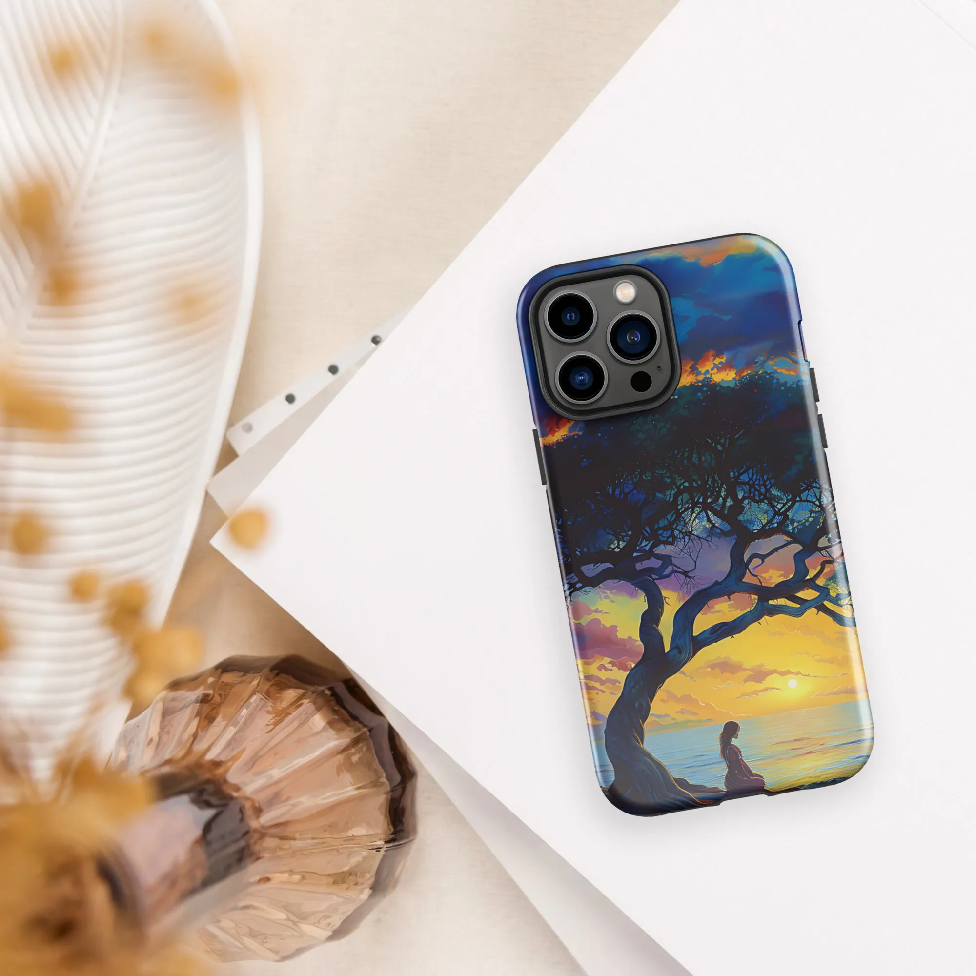 Gleaming Serenity Tough Case for iPhone®