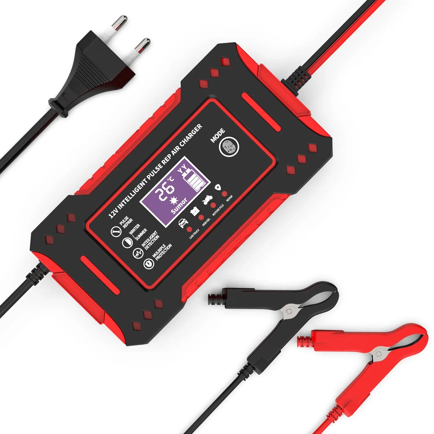 Intelligent Car Battery Charger 6A 12V