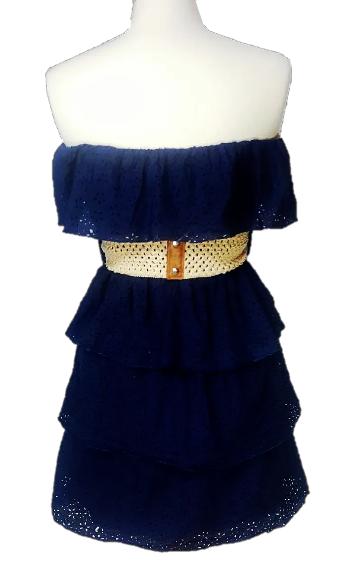 Layered Strapless Dress