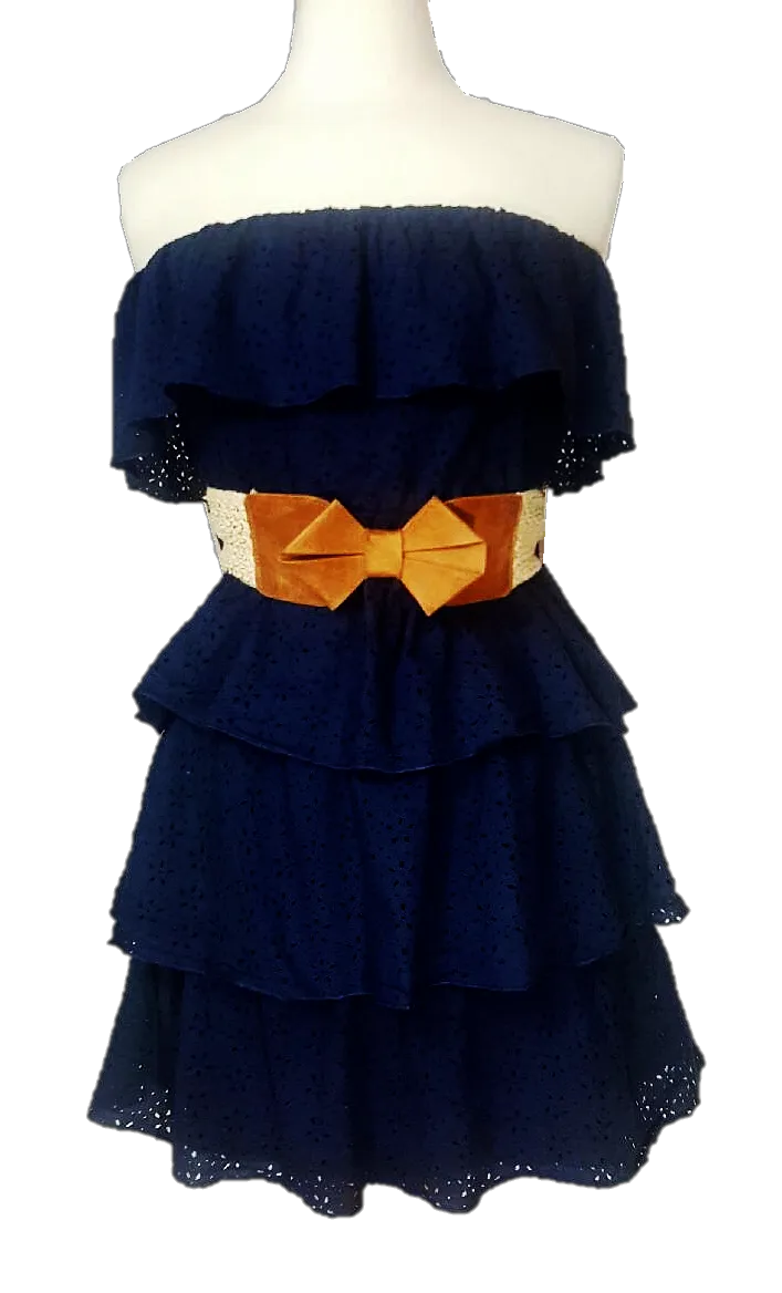 Layered Strapless Dress
