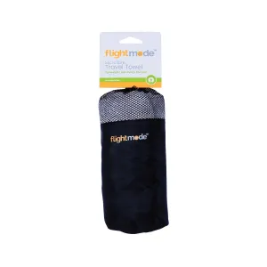 Microfibre Travel Towel Fast Drying Gym Sport Camping Swimming Hiking Workout - Grey