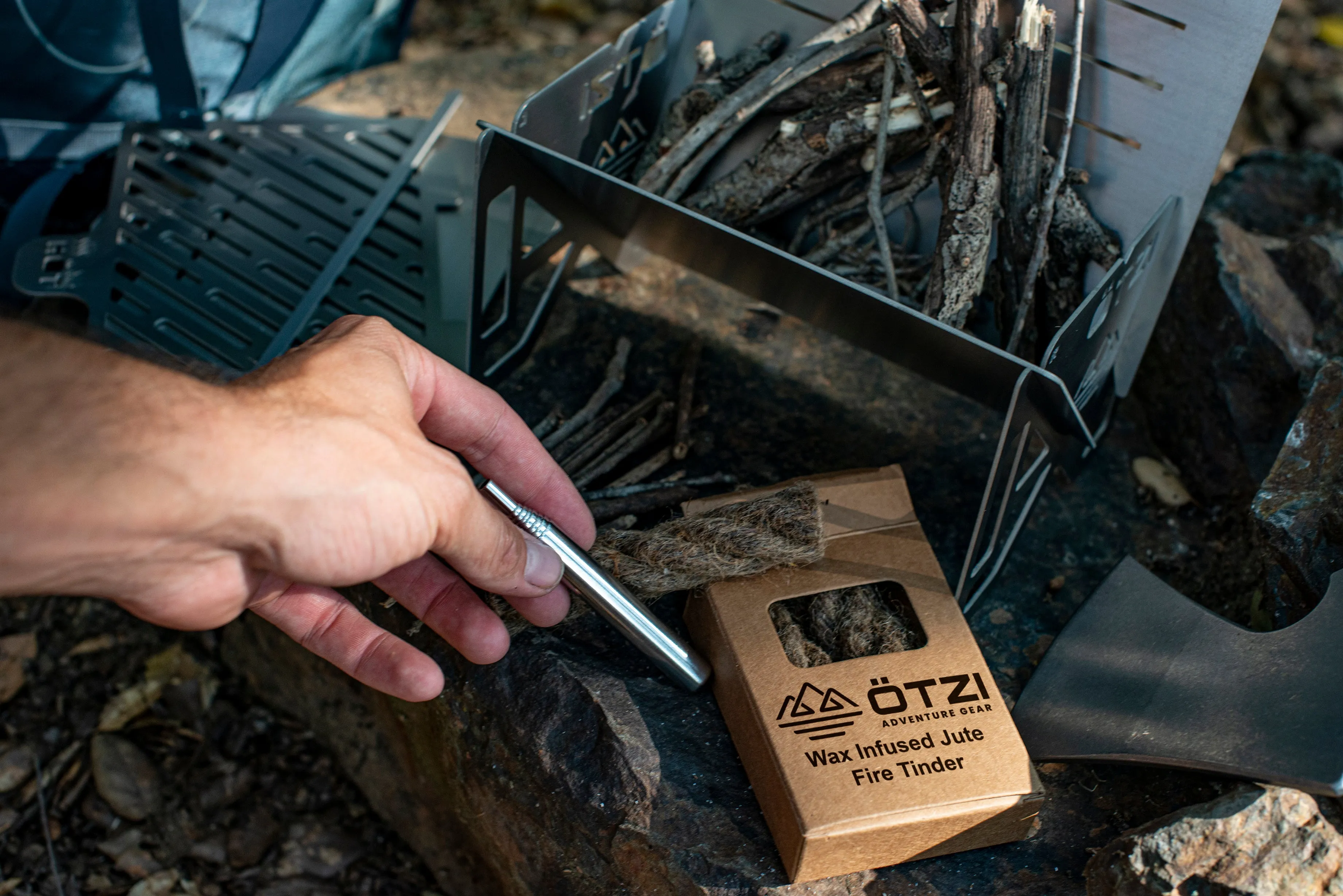 Otzi Stainless Steel Collapsible Pocket Bellows