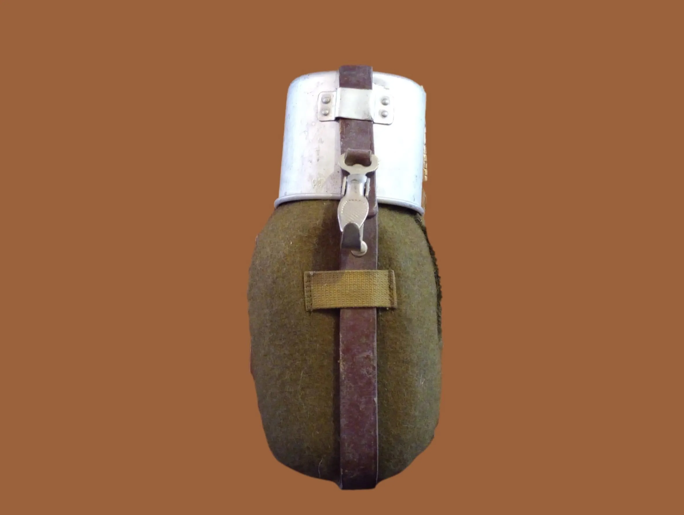 Romanian Army Military Canteen With Cup & Cover 32 ounce Genuine Water Bottle