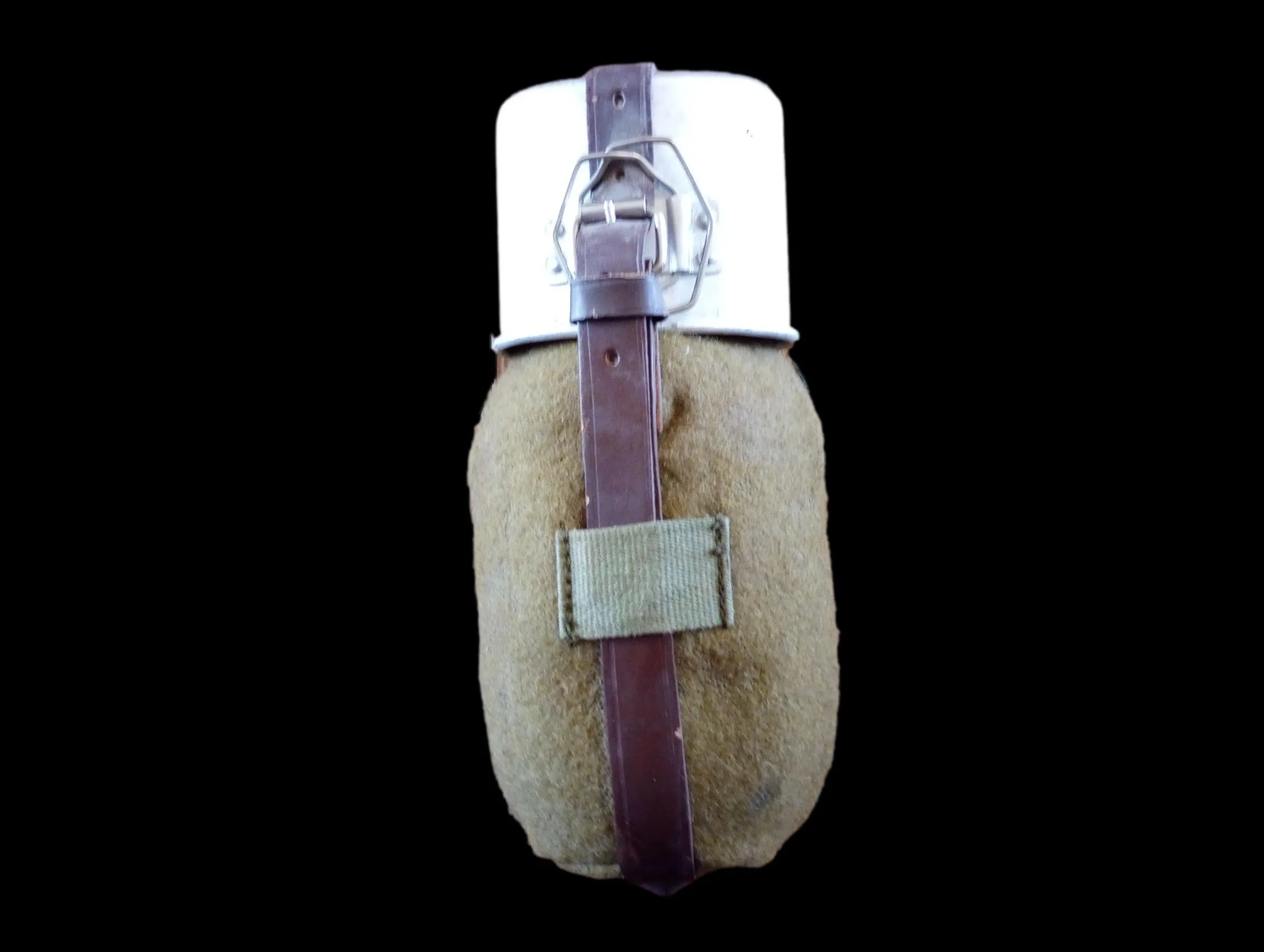 Romanian Army Military Canteen With Cup & Cover 32 ounce Genuine Water Bottle