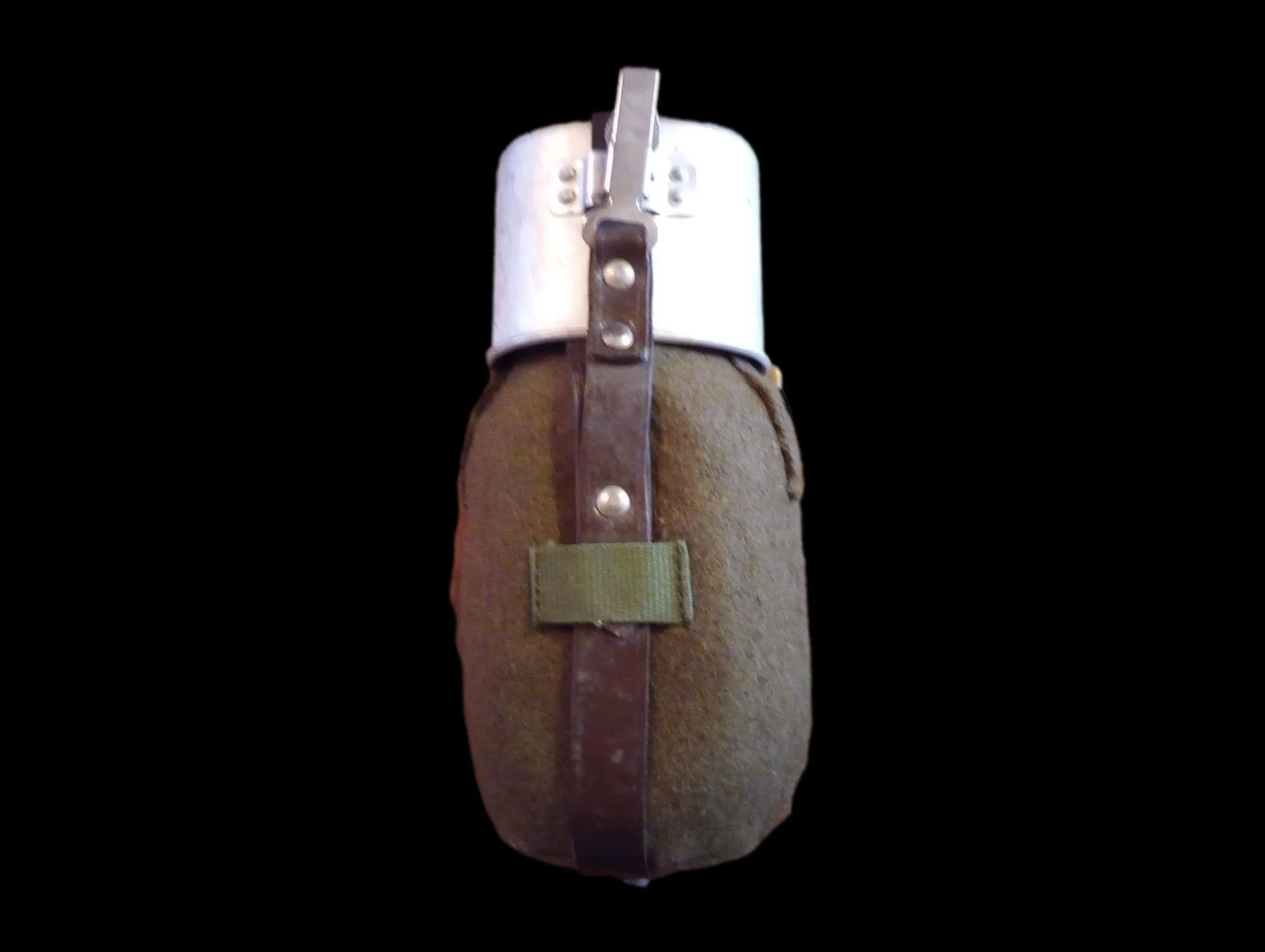 Romanian Army Military Canteen With Cup & Cover 32 ounce Genuine Water Bottle