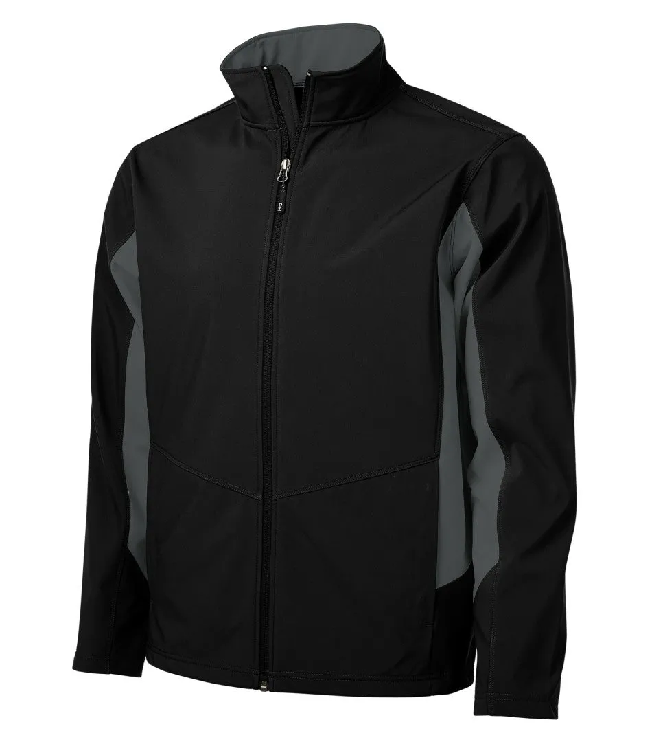 SOO - COAL HARBOUR® EVERYDAY COLOUR BLOCK SOFT SHELL JACKET.SM- J7604