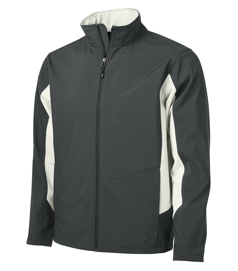 SOO - COAL HARBOUR® EVERYDAY COLOUR BLOCK SOFT SHELL JACKET.SM- J7604