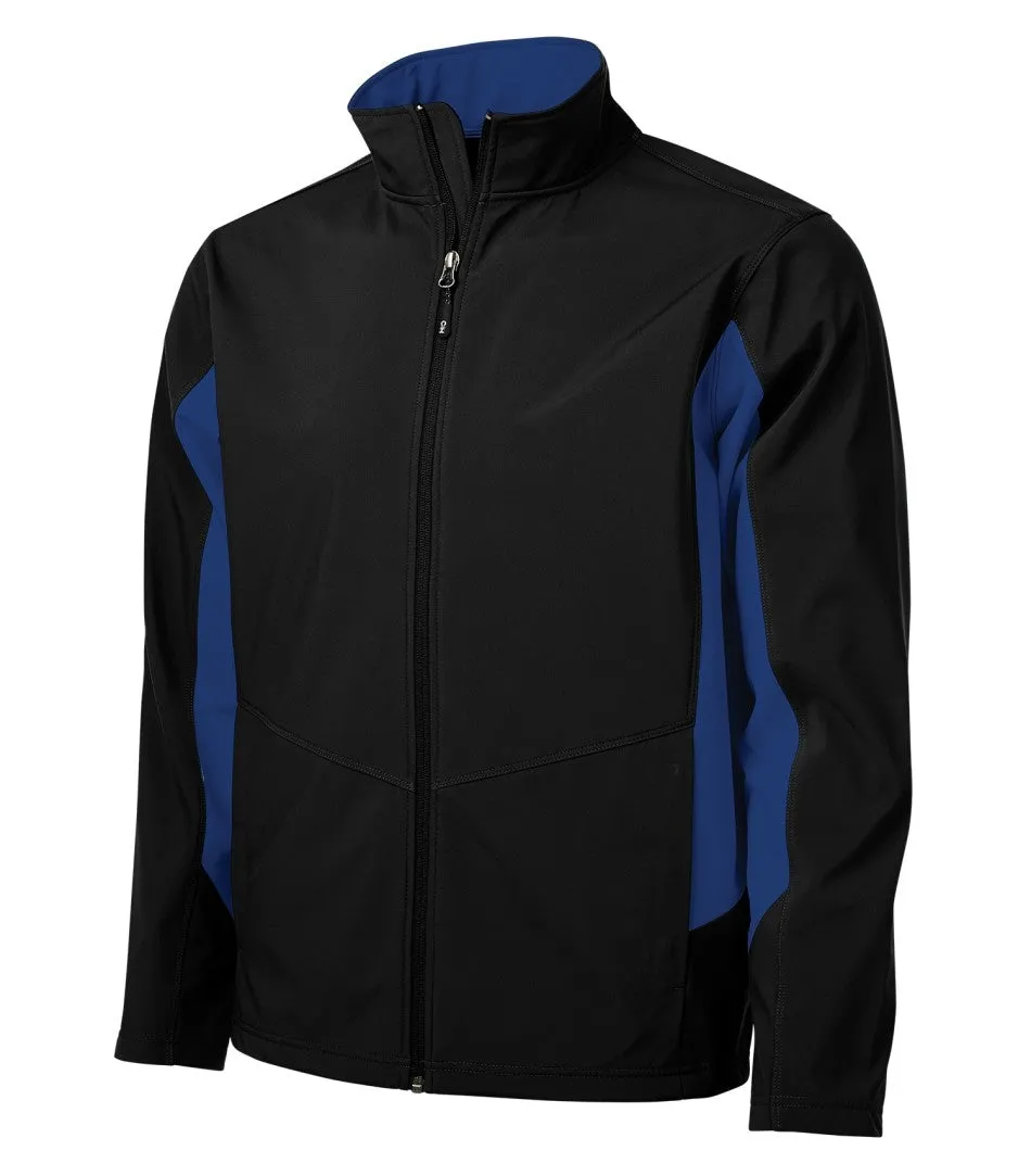 SOO - COAL HARBOUR® EVERYDAY COLOUR BLOCK SOFT SHELL JACKET.SM- J7604