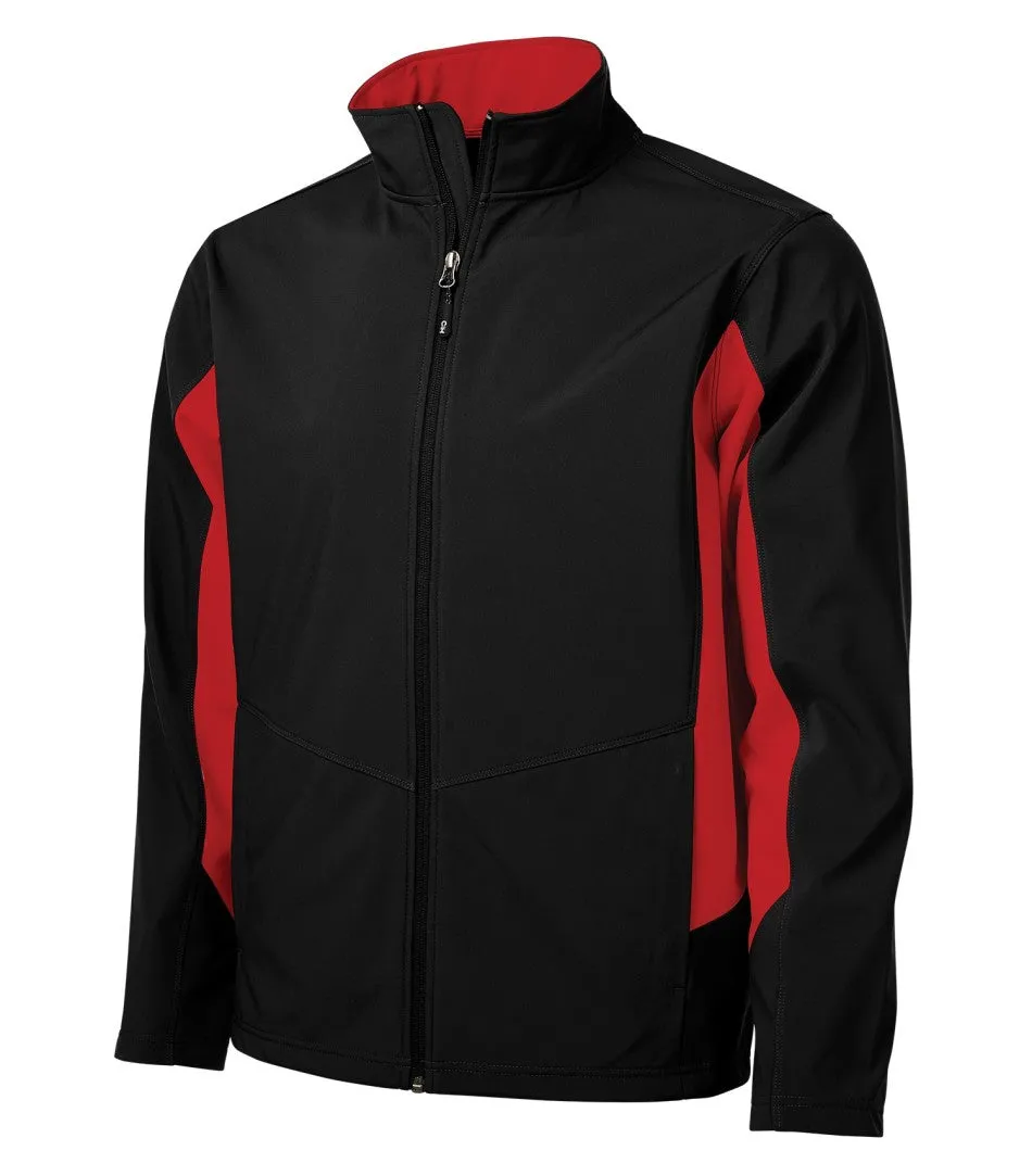 SOO - COAL HARBOUR® EVERYDAY COLOUR BLOCK SOFT SHELL JACKET.SM- J7604