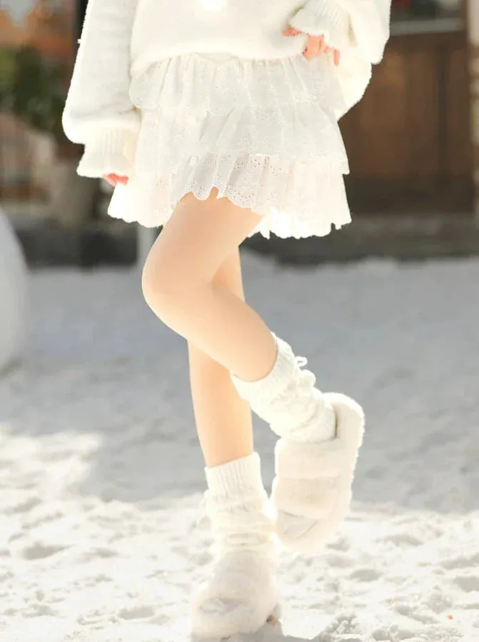 Sweet Layered Cake Skirt Lace