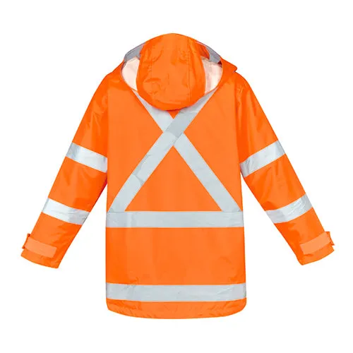 Syzmik Workwear | Mens TTMC-W17 Hi Vis X Back 4 In 1 Waterproof Jacket | ZJ616