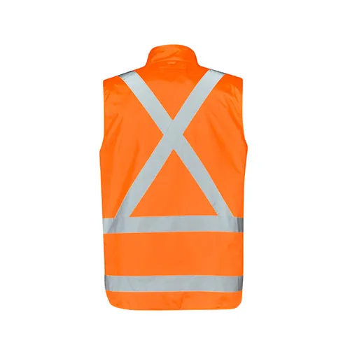 Syzmik Workwear | Mens TTMC-W17 Hi Vis X Back 4 In 1 Waterproof Jacket | ZJ616